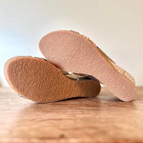 Mudd cork wedges with‎ patchwork detail - Picture 4 of 4